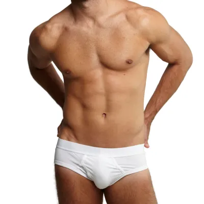 White High Quality Men Boxer Manufactured By X Athletic Wear.