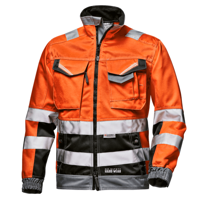 Orange Workwear Jacket Manufactured By The Leading Workwear Jackets Manufacturer In Pakistan.