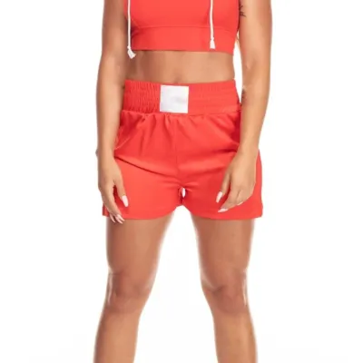 Premium Quality Women Boxing Short Manufactured By X Athletic Wear The Leading Custom MMA Shorts Manufacturer