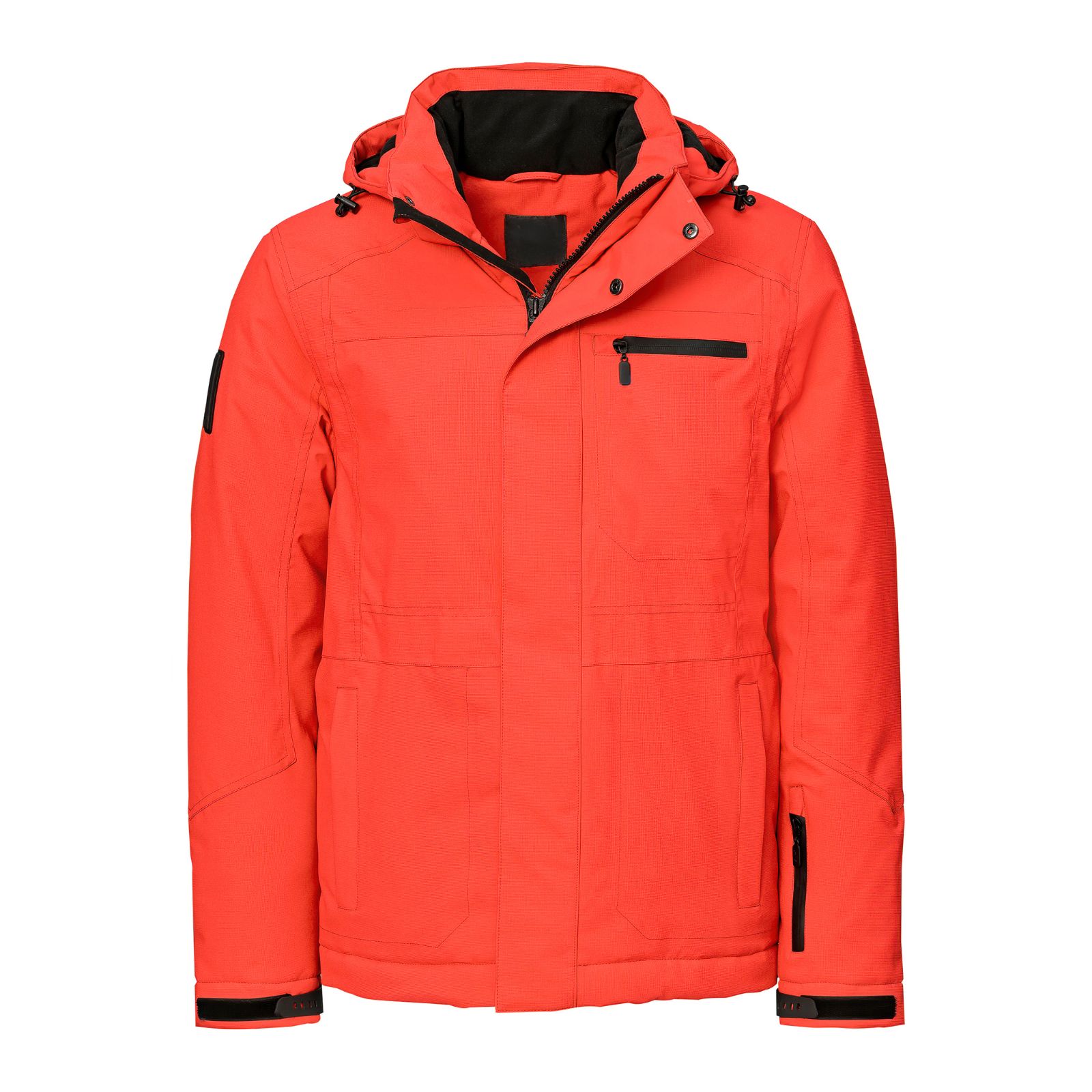 Premium Quality 100 Percent Orange Soft Shell Jacket.