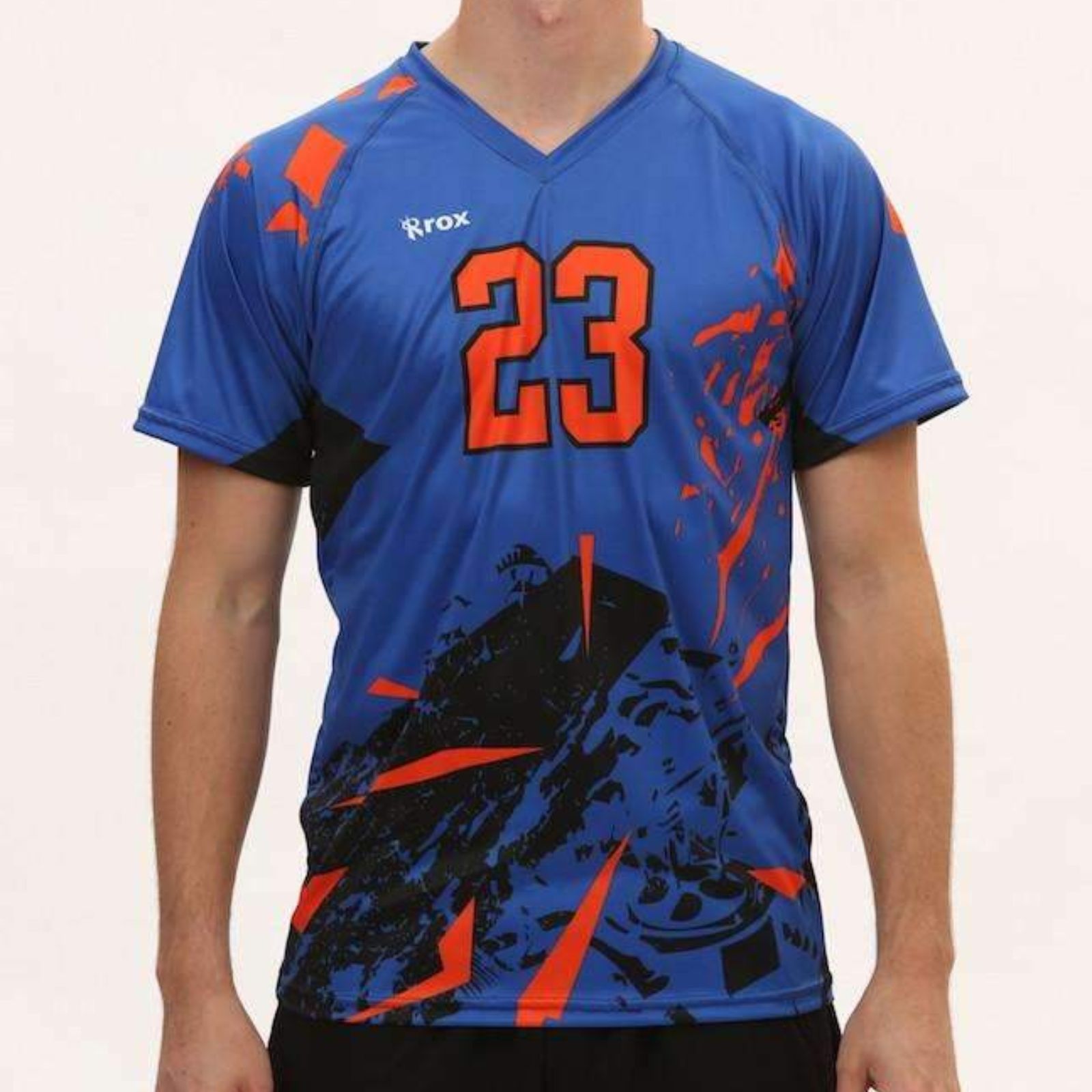 Blue Sublimation Soccer Jersey Manufactured By The Custom Sublimation Jersey Manufacturer In Pakistan.