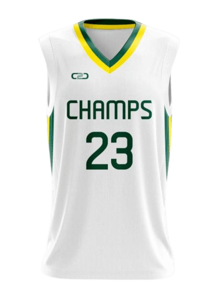 Premium White Basketball Singlet By X Athletic Wear