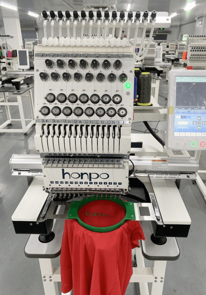 Embroidery Machine For Doing Embroidery On Sportswear Items